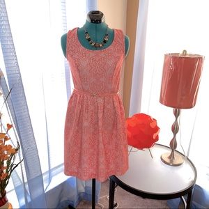 George | Sleeveless A-Line Orange Dress